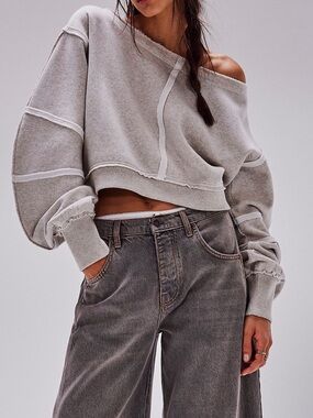 NWT Free People All That Sweatshirt
